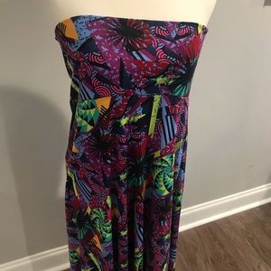 Colorful maxi llr skirt